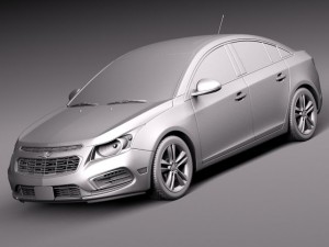Chevrolet Cruze Sedan 2015 3D Model