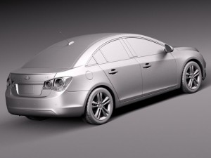 Chevrolet Cruze Sedan 2015 3D Model