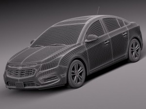 Chevrolet Cruze Sedan 2015 3D Model