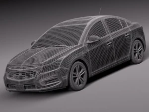 Chevrolet Cruze Sedan 2015 3D Model