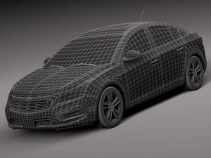 Chevrolet Cruze Sedan 2015 3D Model