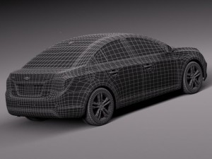 Chevrolet Cruze Sedan 2015 3D Model