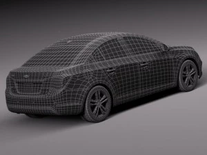 Chevrolet Cruze Sedan 2015 3D Model
