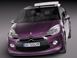 Citroen DS3 Cabrio 2015 3D Модель