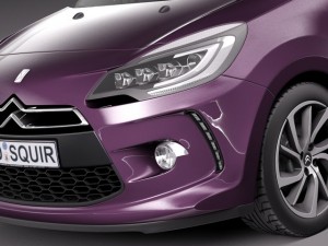 Citroen DS3 Cabrio 2015 3D Модель