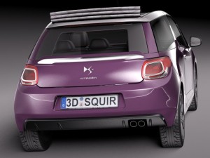 Citroen DS3 Cabrio 2015 3D Модель