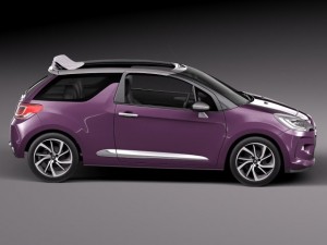 Citroen DS3 Cabrio 2015 3D Модель