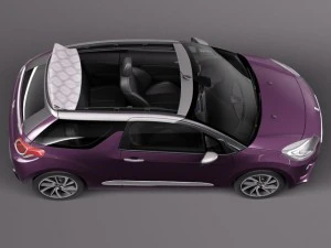 Citroen DS3 Cabrio 2015 3D Model