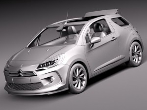 Citroen DS3 Cabrio 2015 3D Модель