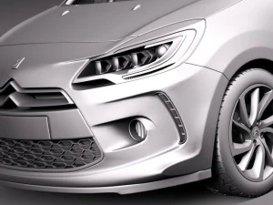 Citroen DS3 Cabrio 2015 3D Model