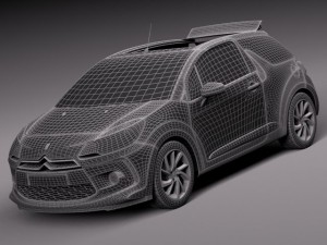 Citroen DS3 Cabrio 2015 3D Модель