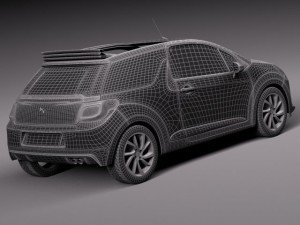 Citroen DS3 Cabrio 2015 3D Модель