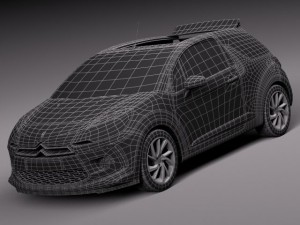 Citroen DS3 Cabrio 2015 3D Модель
