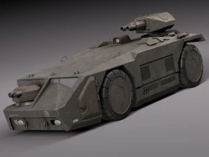 Transportador de pessoal blindado M577 APC Modelo 3D