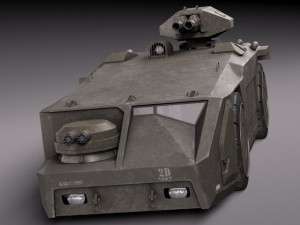 M577 Armored Personel Carrier APC Modelo 3D