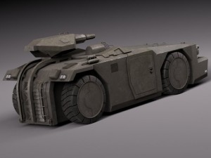 M577 Armored Personel Carrier APC Modelo 3D