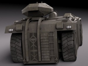 M577 Armored Personel Carrier APC Modelo 3D
