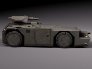 M577 Armored Personel Carrier APC Modelo 3D
