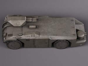 M577 Armored Personel Carrier APC Modelo 3D