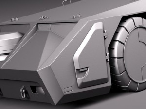 M577 Armored Personel Carrier APC Modelo 3D