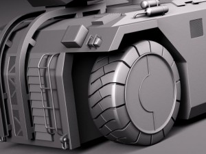 M577 Armored Personel Carrier APC Modelo 3D