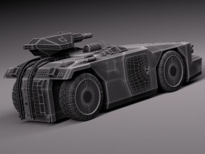 M577 Armored Personel Carrier APC Modelo 3D