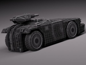 M577 Armored Personel Carrier APC Modelo 3D