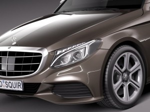 Mercedes-Benz C-class W205 2015 Estate 3D Model