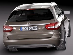 Mercedes-Benz C-class W205 2015 Estate 3D Model