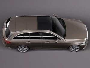 Mercedes-Benz C-class W205 2015 Estate 3D Model