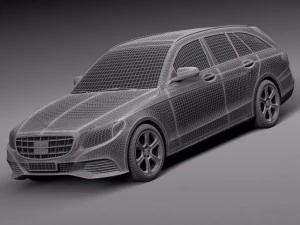 Mercedes-Benz C-class W205 2015 Estate 3D Model