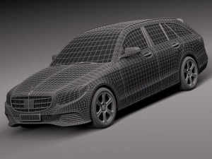 Mercedes-Benz C-class W205 2015 Estate 3D Model
