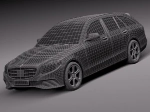 Mercedes-Benz C-class W205 2015 Estate 3D Model