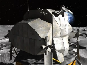 NASA Apollo Lunar Landing Module 3D Model