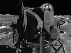 NASA Apollo Lunar Landing Module 3D Model