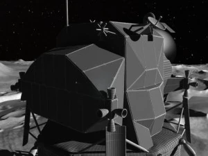 NASA Apollo Lunar Landing Module 3D Model