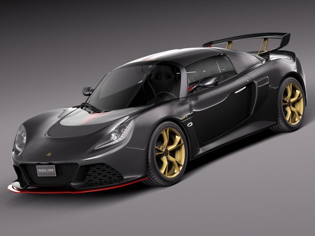 Lotus Exige LF1 2014 Modèle 3D .c4d .max .obj .3ds .fbx .stl .blend 