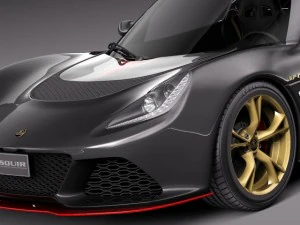 Lotus Exige LF1 2014 3D Model