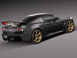 Lotus Exige LF1 2014 3D Model