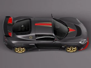 Lotus Exige LF1 2014 3D Model