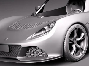 Lotus Exige LF1 2014 3D Model