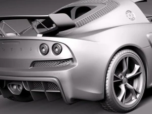 Lotus Exige LF1 2014 3D Model