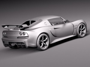 Lotus Exige LF1 2014 Modèle 3D