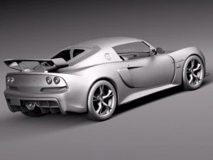 Lotus Exige LF1 2014 3D Model