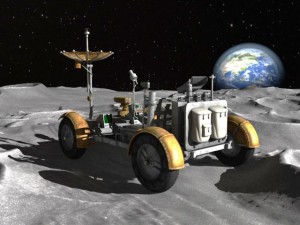 Apollo Lunar Rover Moon car Modelo 3D