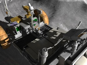 Apollo Lunar Rover Moon car Modelo 3D