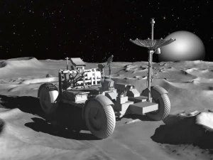 Apollo Lunar Rover Moon car 3D Model