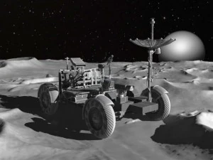 Apollo Lunar Rover Moon car 3D Model