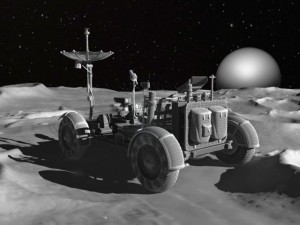 Apollo Lunar Rover Moon car Modelo 3D