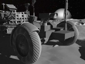 Apollo Lunar Rover Moon car Modelo 3D